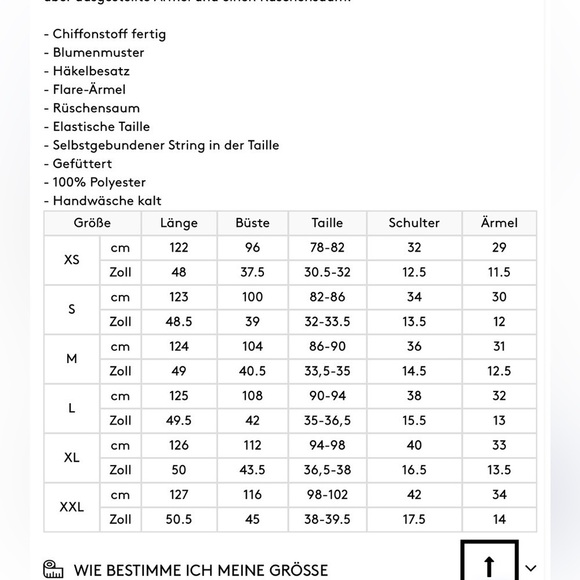 Small cottagecore boho tier ROTES GEHÄKELTES CHIFFON-KLEID MIT BLUMENMUSTER - Picture 8 of 11